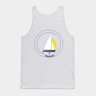 Thistle Sailboat Tank Top